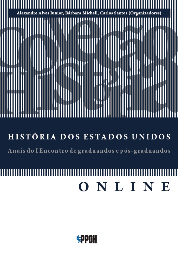 Capa Anais do I Encontro de Graduandos e Pós-Graduandos em História dos Estados Unidos