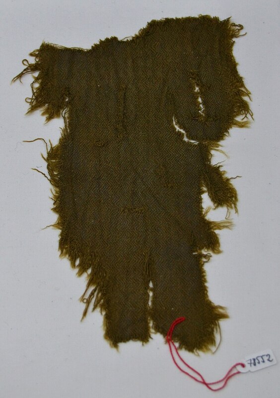 Tecido de lã fina, séculos VIII a III a.C., mina de sal de Hallstatt.jpg